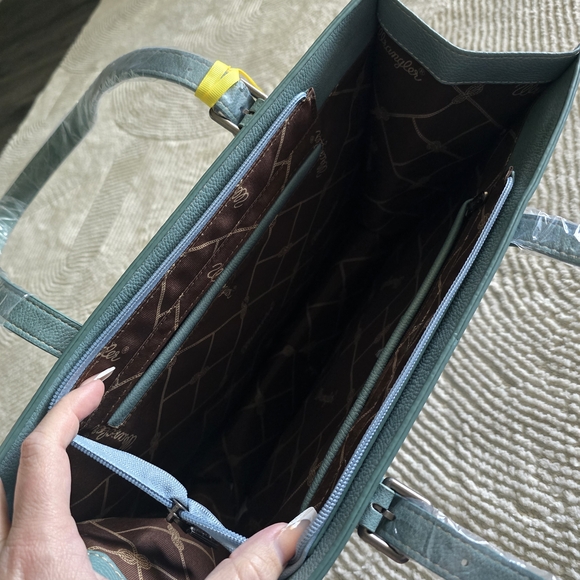 Wrangler Teal and Brown Women's Bag - Picture 2 of 4